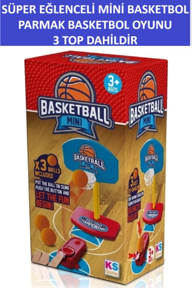 ZETCONCEPT Mini Basketbol - Mini Basketball Game (3 Top Dahildir) - Seyahatlerde Eğlenceli Vakit Geçirmek İçin ürün görseli 1
