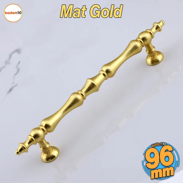 Nilay Mat Altın Metal Kulp 96 mm -9.6 cm Mobilya Çekmece Mutfak Dolabı Dolap Kulpları Kulbu Kulpu ürün görseli 1