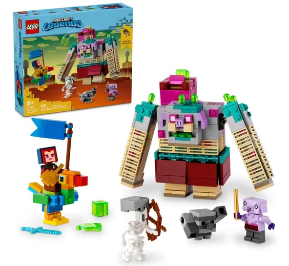 Lego Minecraft Yiyici Karşılaşması 21257 ürün görseli 1
