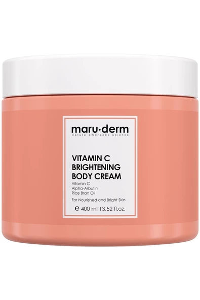 Maru.Derm Vücut Kremi | Maruderm Vitamin C Aydınlatıcı Vücut Kremi 400 ml ürün görseli 1