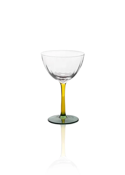The Mia Ayaklı Cam Dondurma Kasesi Sarı Yeşil 240 ml ürün görseli 1