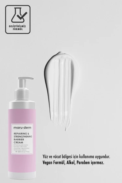 Maru.Derm Maruderm Bariyer Onarıcı & Güçlendirici Ceramide Cilt Bakım Kremi 200 Ml ürün görseli 1