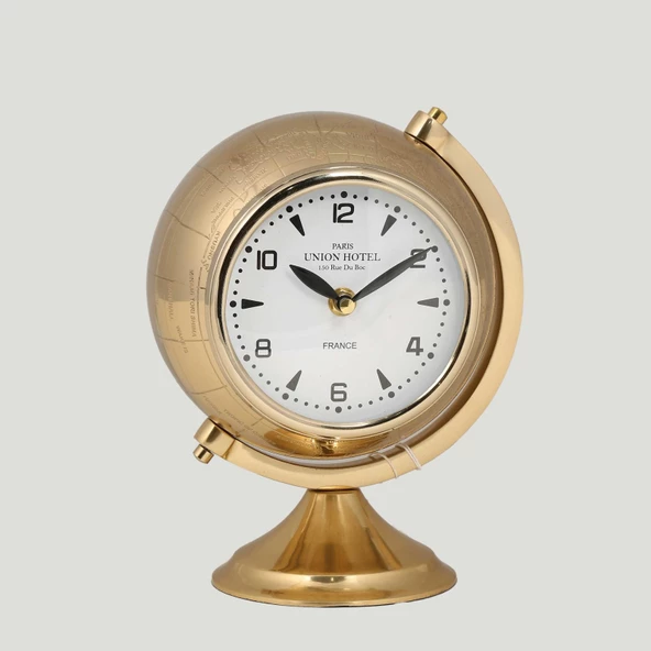 Evdema Vitale Metal Küre Saat 15*20*27 cm AK.IV0336 ürün görseli 1