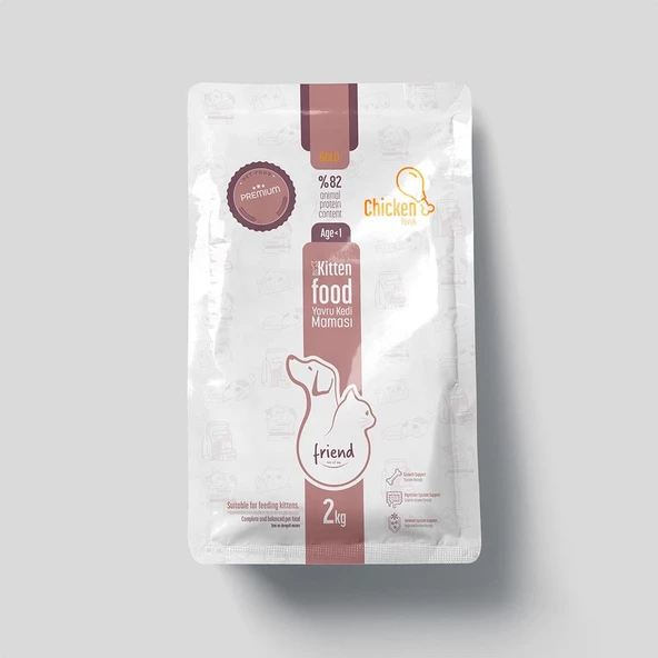 Friend Pet Premium Gold Yavru Kedi Maması Tavuklu 2 Kilo ürün görseli 1