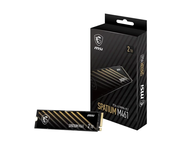 MSI SSD SPATIUM M461 NVME M.2 2TB NVMe M.2 2TB R:5000 W:3200 ürün görseli 1