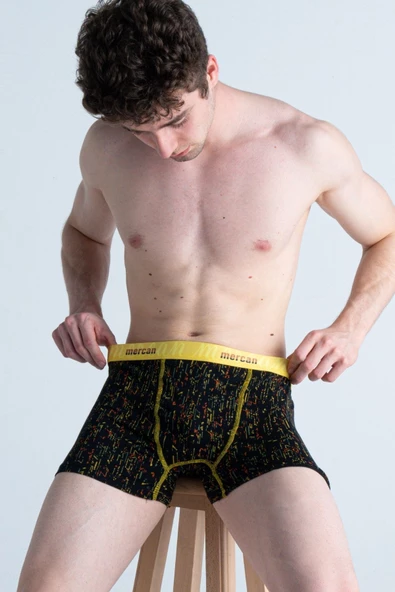 Mercan Baskılı 'Tetris' Erkek Boxer ürün görseli 1