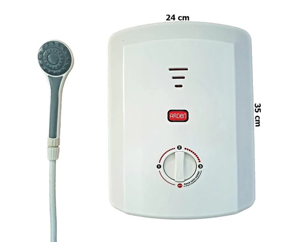 ARDEN Yüksek Verimli Elektrikli Şofben Ani Su Isıtıcısı 7500W ürün görseli 1