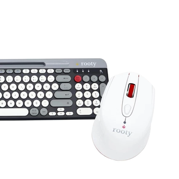 Bluetooth Klavye Mouse Set Çoklu Cihaz Bağlantılı - Resim 5