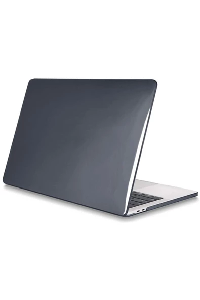 Macbook Air 13.3 Inç M1 Çip Uyumlu A2337 A2179 A1932 Simli Şeffaf Siyah Koruyucu Kılıf Crystal Star  Şeffaf Siyah ürün görseli 1