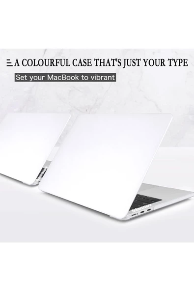 Macbook Air 13.3 Inç M1 Çip Uyumlu A2337 A2179 A1932 Simli Şeffaf Siyah Koruyucu Kılıf Crystal Star  Şeffaf Mat ürün görseli 1