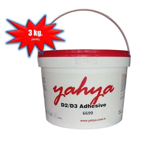 Yahya Beyaz D2-D3 Tutkal 3 kg (Kod:6699) ürün görseli 1