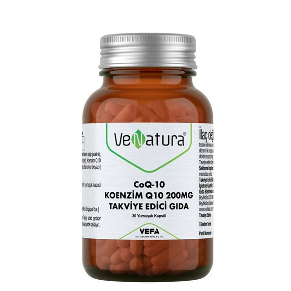 Venatura CoQ-10 Koenzim Q10 200mg 30 Kapsül ürün görseli 1