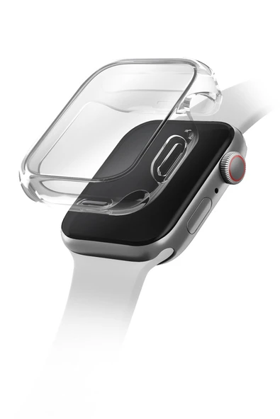 Apple Watch 42mm Uyumlu Grade Hybrid Serisi Şeffaf Kılıf Kasa Ve Ekran Koruyucu 360 Tam Koruma Kapak  Clear ürün görseli 1