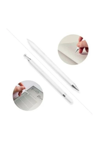 Ipad 10.2 8. Ve 9. Nesil 2 In 1 Stylus Uyumlu Kalem Özel Tasarım Ve Hassas Çizim Kalemi ürün görseli 1