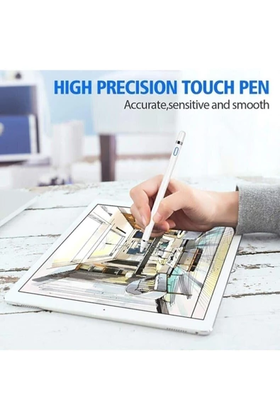 Ipad Iphone Android Uyumlu Pencil Dokunmatik Stylus Kalem - Resim 7