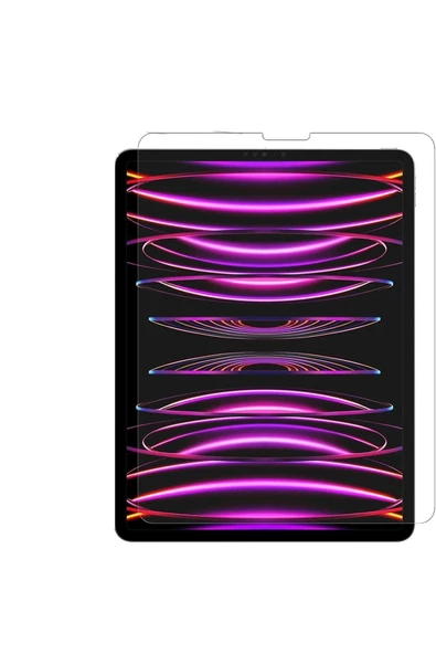 Apple Ipad Pro 12.9 M2 Çip 2022 6. Nesil Nano Kırılmaz Ekran Koruyucu Şeffaf Cam Koruyucu Uyumlu ürün görseli 1