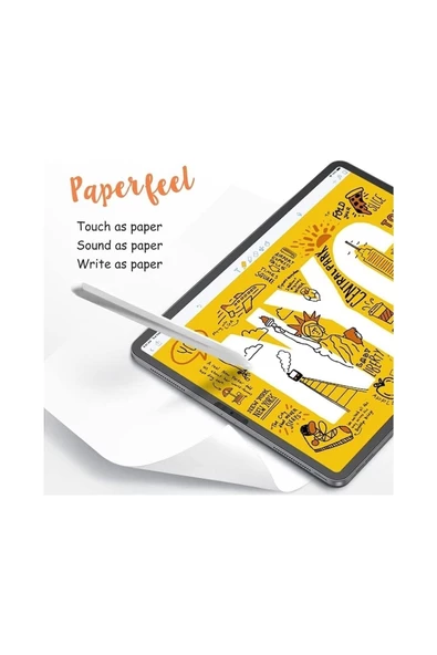Apple Ipad 10.nesil 2022 10.9" Inç Uyumlu Paperlike Ekran Koruyucu ürün görseli 1