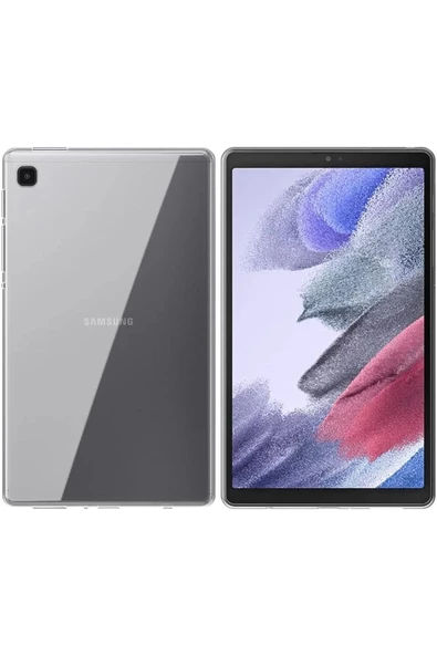 Samsung Galaxy Tab A7 Lite T220 - T225 Uyumlu Şeffaf Transparan Yumuşak Silikon Tablet Kılıfı ürün görseli 1
