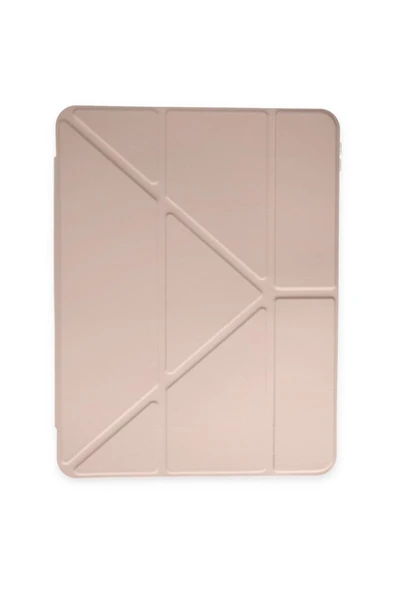 Xiaomi Mi Pad 5 / 5 Pro Uyumlu Kılıf Kalem Bölmeli Standlı Trifolding Tablet Kılıfı  Rose Gold ürün görseli 1