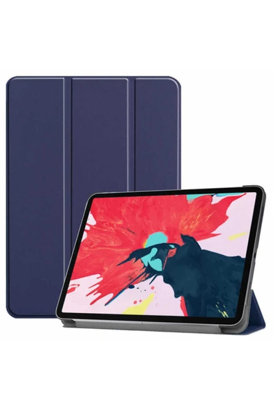 Apple Ipad Pro 11 2.nesil 2020 Smart Case A2228 A2068 A2230 A2231  Lacivert ürün görseli 1