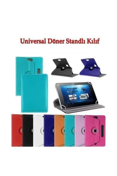 1t 10 2020 Smart 10 Inç Uyumlu Standlı Tablet Kılıfı  SİYAH ürün görseli 1