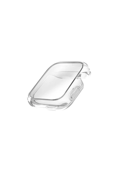 Apple Watch 46mm Uyumlu Grade Hybrid Serisi Şeffaf Kılıf Kasa Ve Ekran Koruyucu 360 Tam Koruma Kapak  Clear ürün görseli 1