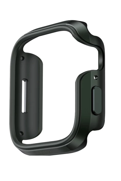 Apple Watch 45mm Kasa Koruyucu Metalik Görünüm Valencia Serisi Camlı Kasa  Green ürün görseli 1