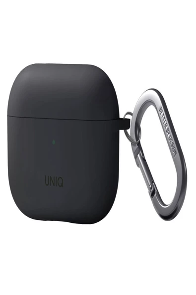 Airpods Pro 2 (2.nesil) Uyumlu Kılıf Nexo Serisi Çift Katmanlı Hibrit Koruma Kablosuz Şarj Destekli  Dim Gray ürün görseli 1