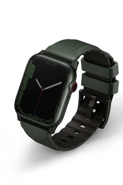 Watch Linus Serisi  49mm - 46mm -45mm- 44mm Ultra 2/1 Seri 10/9/8/7/SE2/SE/6/5/4 Kordon Kayış Uyumlu  Green ürün görseli 1