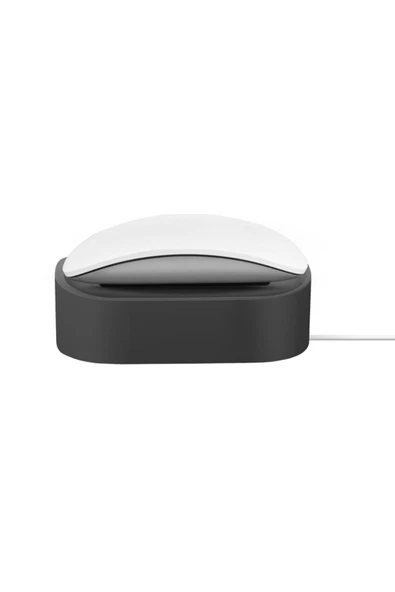 Apple Magic Mouse Pro Uyumlu  Şarj İstasyonu Nova Serisi Minimalist Tasarım  Charcoal ürün görseli 1