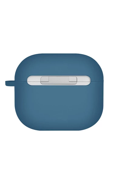 Airpods 4 (4.nesil) Uyumlu Kılıf Nexo Serisi Çift Katmanlı Hibrit Koruma Kablosuz Şarj Destekli  Lacivert ürün görseli 1