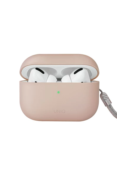 Airpods Pro 2 (2.NESİL) Kılıf Lino Serisi Silikon Kablosuz Şarj Destekli Koruyucu  Pink ürün görseli 1