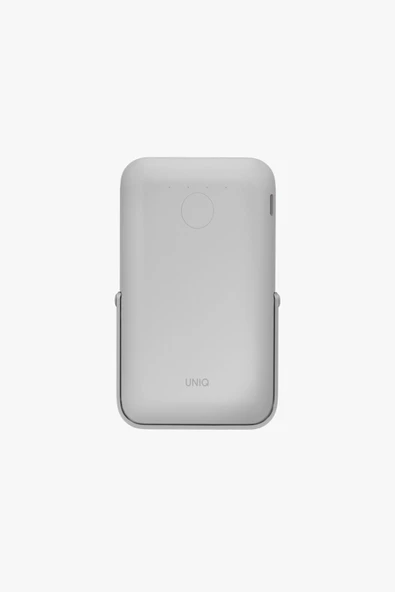 Powerbank 5000 mAh Standlı 15w Hızlı Şarj PocketSlim™ Magsafe Özellikli Hoveo Serisi (MagClick™)  Chalk Grey ürün görseli 1