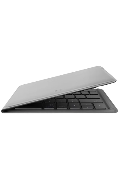 Forio Serisi Katlanabilir Kablosuz Bluetooth Klavye Ergonomik Ingilizce Q Type-C Şarjlı  Grey ürün görseli 1