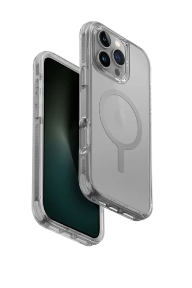 İphone 16 Pro Max Kılıf Combat Serisi Üç Katmanlı Magsafe Özellikli (MagClick™) Koruyucu Kılıf  Stone ürün görseli 1