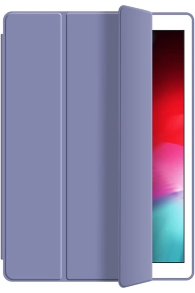 Huawei Matepad Se 10.4 Inç Uyumlu Kılıf Pu Deri Ön Arka Tam Koruma Standlı Katlanabilir Smart Kapak  Lila ürün görseli 1