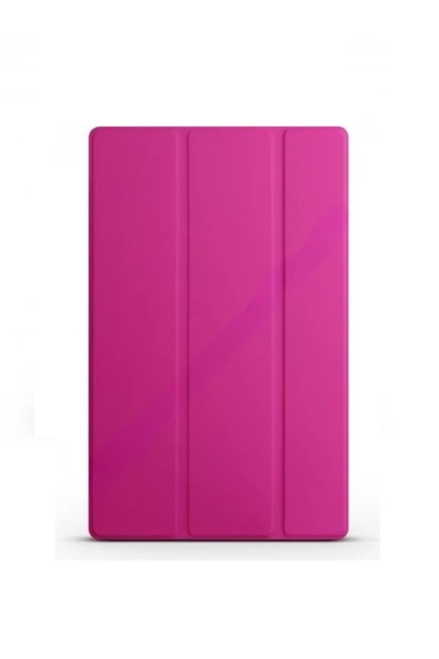 Samsung Galaxy Tab A8 Sm-x200 10.5 Inç Tablet Uyumlu Flip Smart Standlı Akıllı Kılıf Smart Cover  ŞEKER PEMBE ürün görseli 1