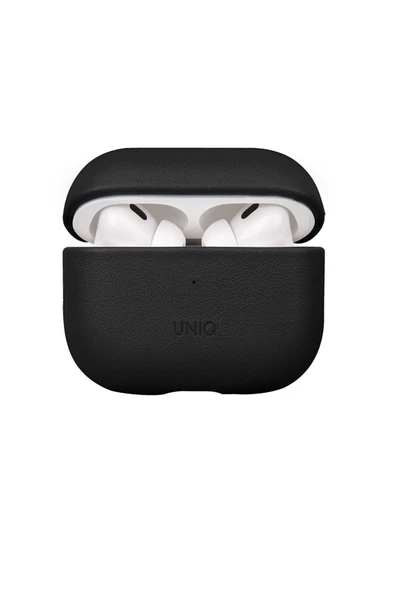 Airpods Pro 2 (2.NESİL) Kılıf Terra Serisi Hakiki Deri Kablosuz Şarj Destekli Koruma  Black ürün görseli 1