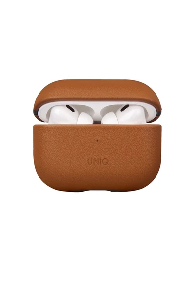 Airpods Pro 2 (2.NESİL) Kılıf Terra Serisi Hakiki Deri Kablosuz Şarj Destekli Koruma  Brown ürün görseli 1
