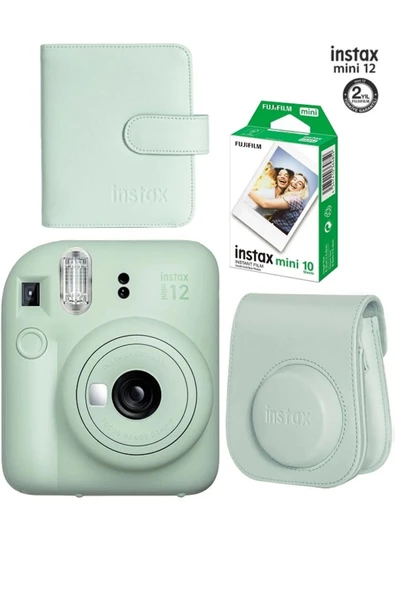 Instax Mini 12 Fotoğraf Makinesi 10'lu Film Ve Albümlü Çantalı Seti 87 ürün görseli 1