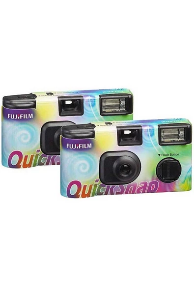 QuickSnap Flash 27 Poz Tek Kullanımlık Analog Fotoğraf Makinesi-2'li Paket ürün görseli 1
