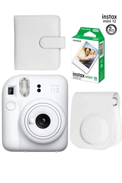 Instax Mini 12 Fotoğraf Makinesi 10'lu Film Ve Albümlü Çantalı Seti 87 ürün görseli 1