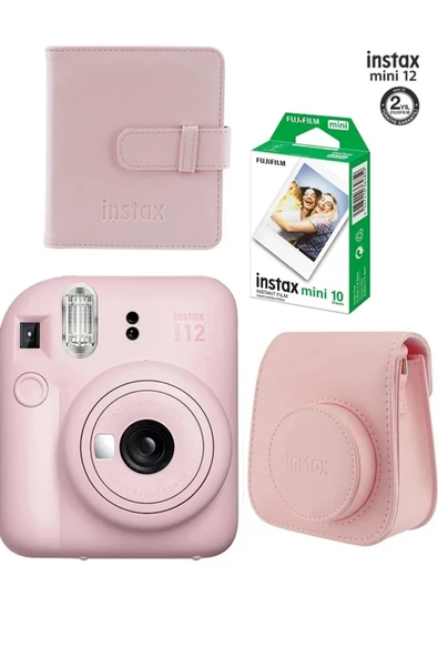 Instax Mini 12 Fotoğraf Makinesi 10'lu Film Ve Albümlü Çantalı Seti 87 ürün görseli 1