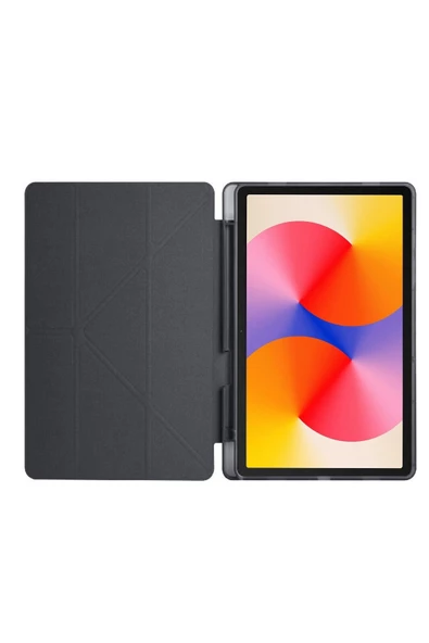 Huawei Matepad Se 11'' inç 2024 Kılıf Kalem Bölmeli Standlı Kapaklı Uyku Modlu Akıllı Kılıf  Siyah ürün görseli 1