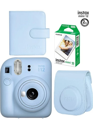 Instax Mini 12 Fotoğraf Makinesi 10'lu Film Ve Albümlü Çantalı Seti 87 ürün görseli 1