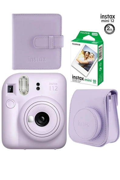Instax Mini 12 Fotoğraf Makinesi 10'lu Film Ve Albümlü Çantalı Seti 87 ürün görseli 1