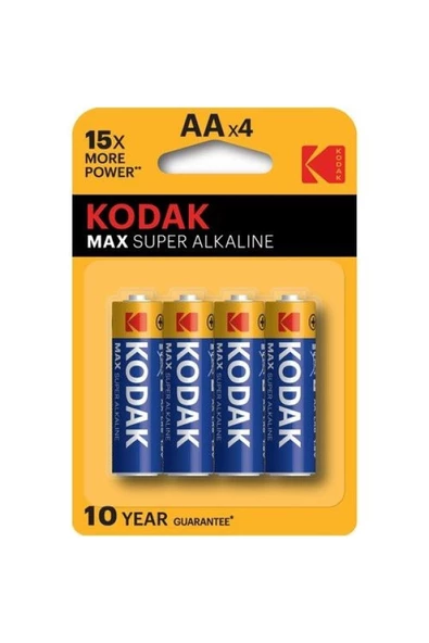 Max Süper Alkalin Kalem Pil 4Lü Aa ürün görseli 1