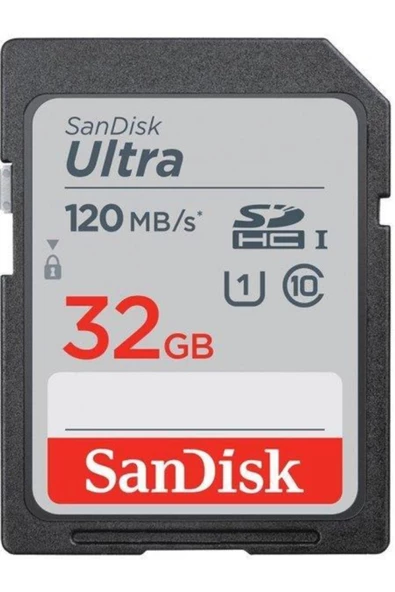 32gb Sd Ultra 120mb/s Sdxc Hafıza Kartı Sdsdun4-032g-gn6ın ürün görseli 1