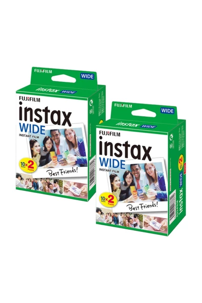 Instax Wide 20'Li Film 2'Li Set 40 Poz / ürün görseli 1