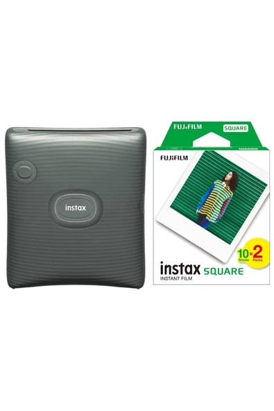 Instax Sq Link Yeşil Ex D Akıllı Telefon Yazıcısı Ve 20'li Film ürün görseli 1